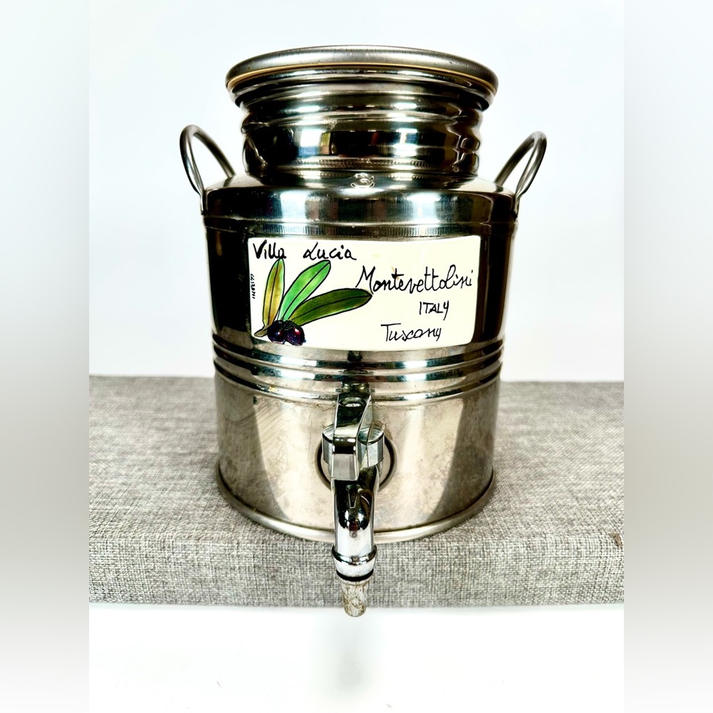 RARE Professional Grade Stainless Steel Olive Oil Dispenser Italy 3L - Picture 5 of 16